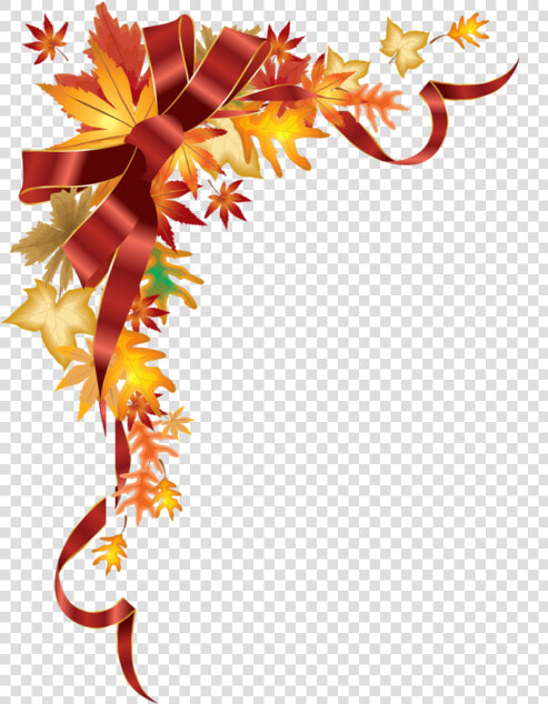 Beautiful Frames For Photos Free Download   Transparent Background Thanksgiving Border  HD Png DownloadTransparent PNG