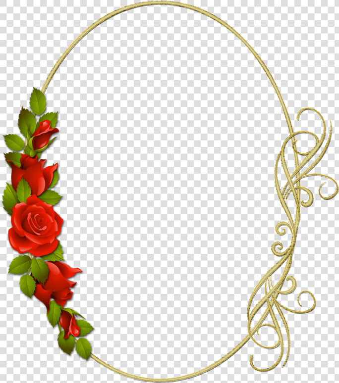 Фотки Floral Border  Art Clipart  Framed Art  Clip   Marcos De Flores Rojas Png  Transparent PngTransparent PNG