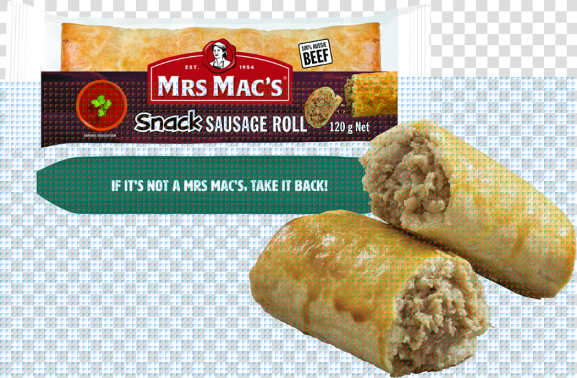 Mrs Mac Sausage Roll   Mrs Macs Sausage Roll  HD Png DownloadTransparent PNG