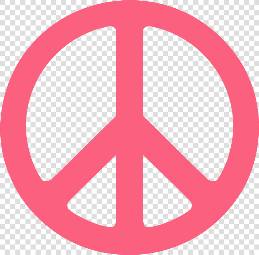 Indian Red Peace Symbol 1 555px   Pink Peace Sign  HD Png DownloadTransparent PNG