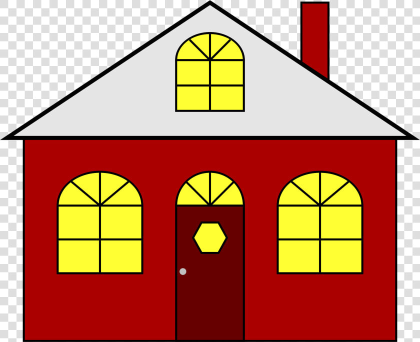 Lighted House Vector Image   House Clipart  HD Png DownloadTransparent PNG