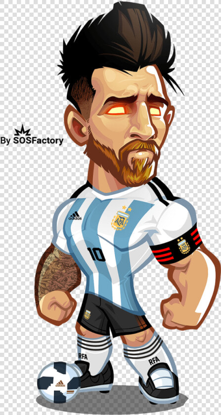 Transparent Messi Clipart   Messi Cartoon Drawing  HD Png DownloadTransparent PNG