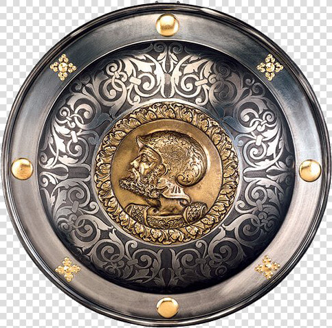 Shield Century Weapon Ages Round Middle 16th Clipart   16th Century Round Shield  HD Png DownloadTransparent PNG