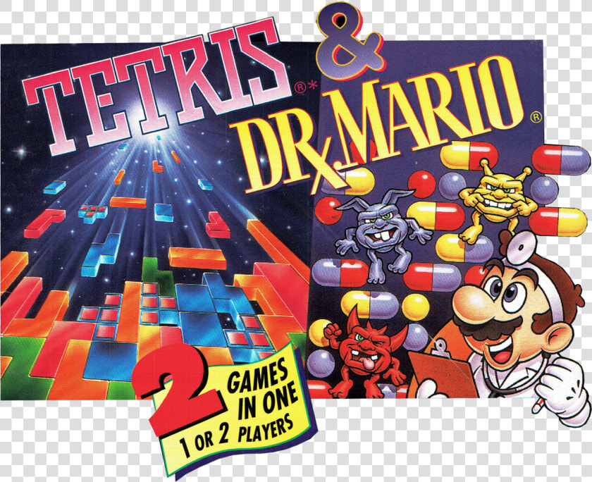 Tetris And Dr Mario Snes Manual  HD Png DownloadTransparent PNG