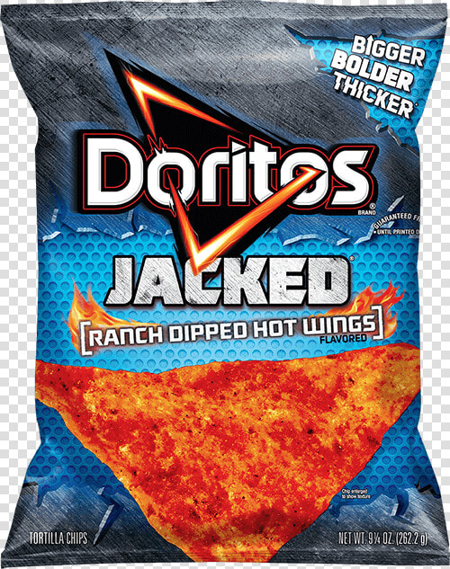 Doritos® Jacked™ Ranch Dipped Hot Wings Flavored Tortilla   Doritos Jacked Buffalo Ranch  HD Png DownloadTransparent PNG