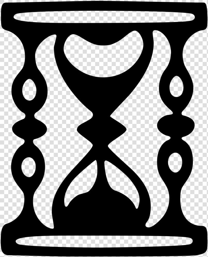 Reloj De Arena Silueta Png  Transparent PngTransparent PNG