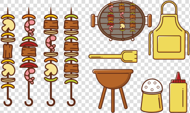 Brochette Kebab Skewers Icons Vector   Bbq Kebab Icon Png  Transparent PngTransparent PNG
