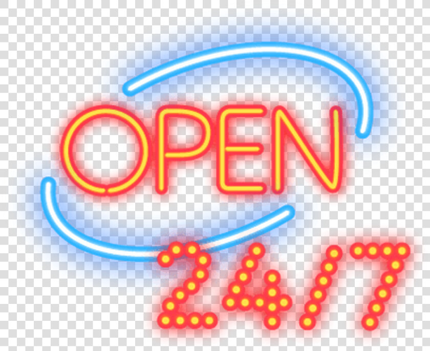 Open Vector Neon   Neon Open Sign Transparent  HD Png DownloadTransparent PNG