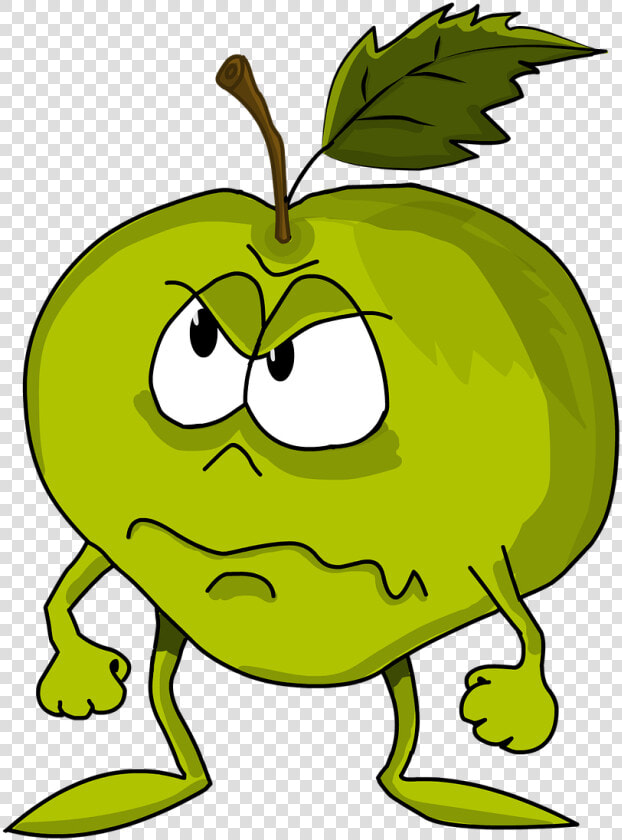 Apple Fruit Green Free Photo   การ์ตูน ผล ไม้ น่า รัก  HD Png DownloadTransparent PNG