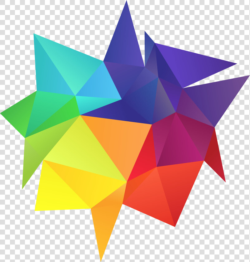 Rainbow Colors Design Element Svg Free Library   Vector Triangle Background Png  Transparent PngTransparent PNG