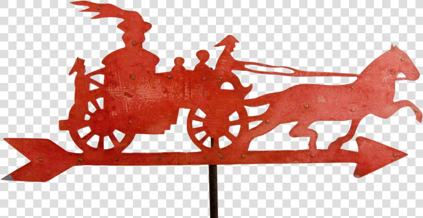 Fiske Horse Drawn Steam Fire Engine Weathervane From   Horse Drawn Fire Engine Clip Art  HD Png DownloadTransparent PNG
