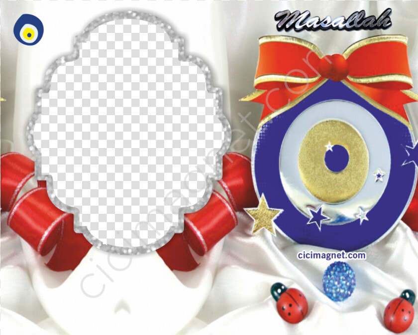 Nazar Boncuğu Temalı Sünnet Magneti   Picture Frame  HD Png DownloadTransparent PNG