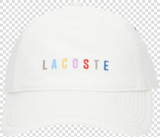 Lacoste Rainbow Logo Cap   Baseball Cap  HD Png DownloadTransparent PNG