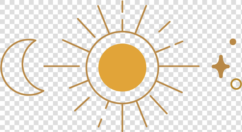Moon Sun Stars   Smiling Sun Clipart Black And White  HD Png DownloadTransparent PNG