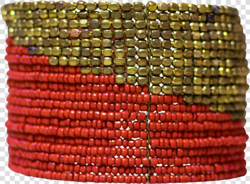 Red And Gold Beaded Bracelet   Bead  HD Png DownloadTransparent PNG