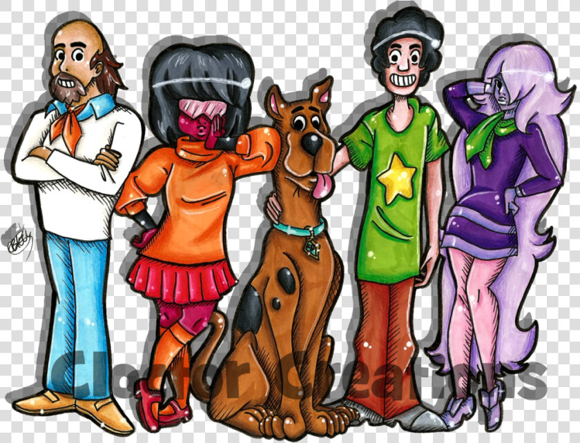 Clip Art Steven Universe And Crossover   Scooby Doo Steven Universe  HD Png DownloadTransparent PNG