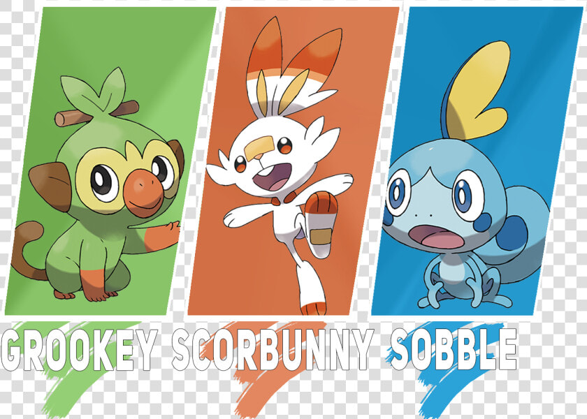 Pokemon Sword And Shield Starters  HD Png DownloadTransparent PNG