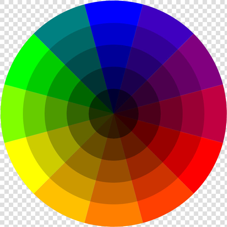 Colour Wheel With Shade  HD Png DownloadTransparent PNG