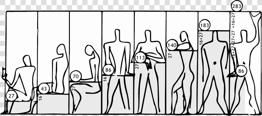 Como 10 Grandes Arquitetos Enxergam A Figura Humana   Le Corbusier Of Human  HD Png DownloadTransparent PNG