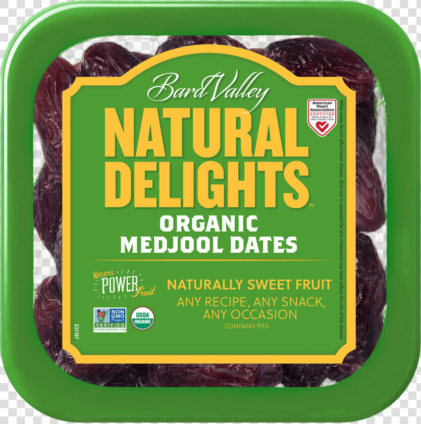 Natural Delights® Organic Medjool Dates  HD Png DownloadTransparent PNG