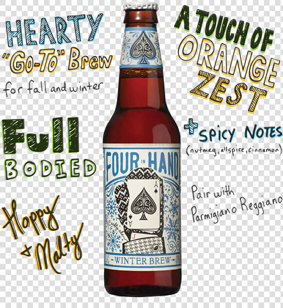 Four In Hand Winter Brew   World Brews  HD Png DownloadTransparent PNG