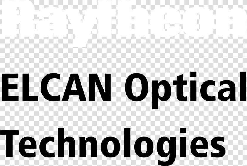 Raytheon Elcan Optical Technologies Logo Black And   Raytheon  HD Png DownloadTransparent PNG