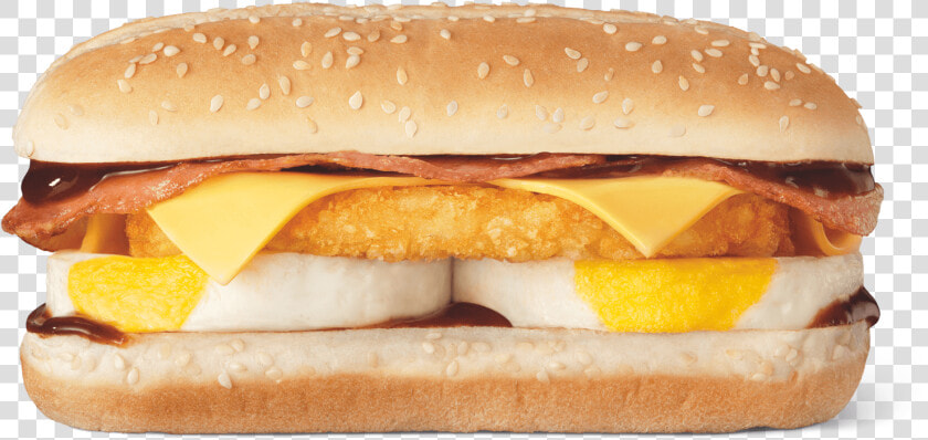 Brekky Hero Roll   Hungry Jacks Hero Roll  HD Png DownloadTransparent PNG