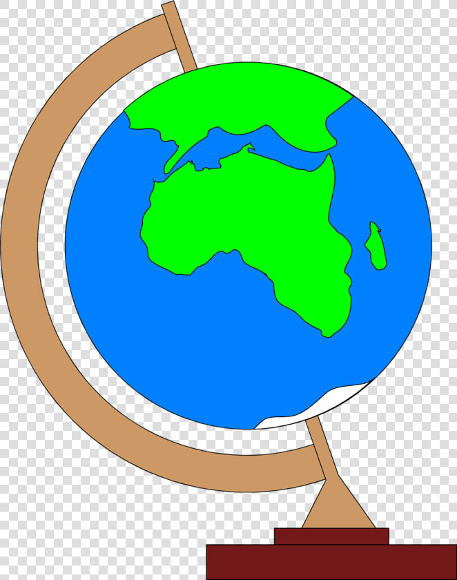 Globe Earth Map Clip Art   Illustration Of A Globe  HD Png DownloadTransparent PNG