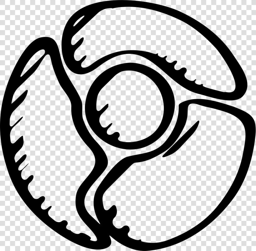 Google Chrome Sketched Logo Variant   Google Chrome  HD Png DownloadTransparent PNG