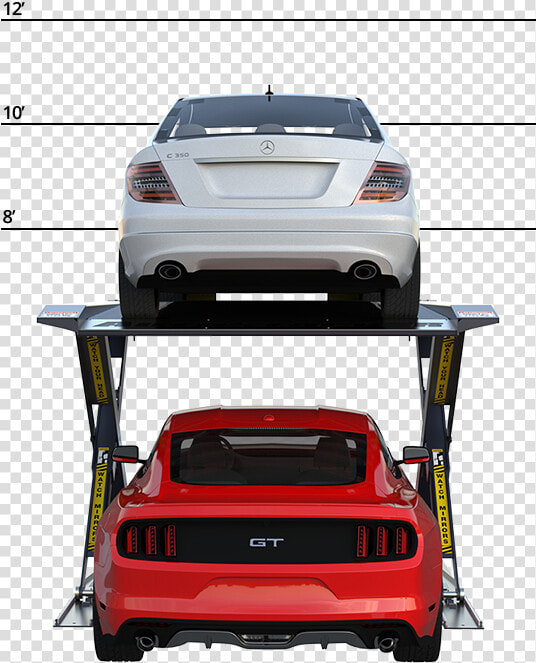 Third Locking Position   Car Stacker  HD Png DownloadTransparent PNG