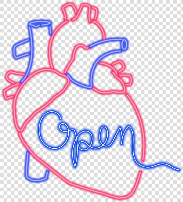 Neon Heart Png   Ischemic Heart Disease Icon  Transparent PngTransparent PNG