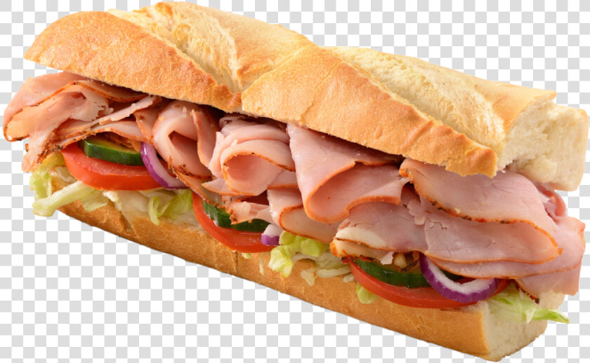 Transparent Ham Sandwich Png   Ham And Cheese Hero  Png DownloadTransparent PNG