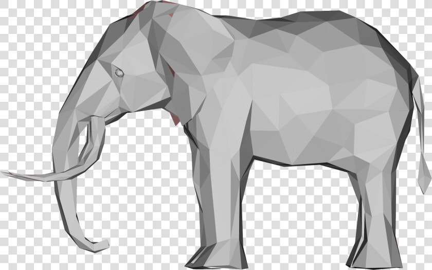 Low Poly 3d Elephant Clip Arts   Low Poly 3d Elephant  HD Png DownloadTransparent PNG