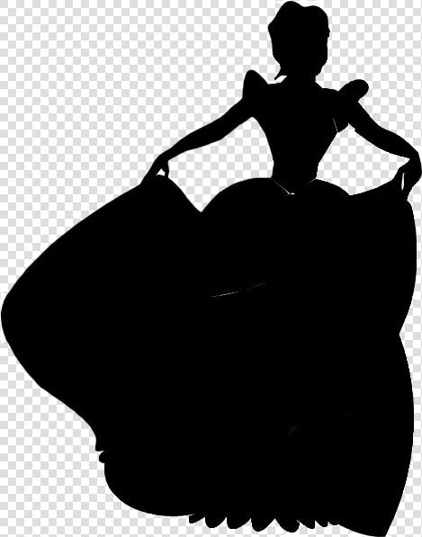 Cinderella Disney Princess Silhouette Prince Charming   Princess Silhouette Clipart  HD Png DownloadTransparent PNG