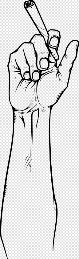 Blunt Joint Cannabis Smoking Hand   Hand Holding A Blunt  HD Png DownloadTransparent PNG