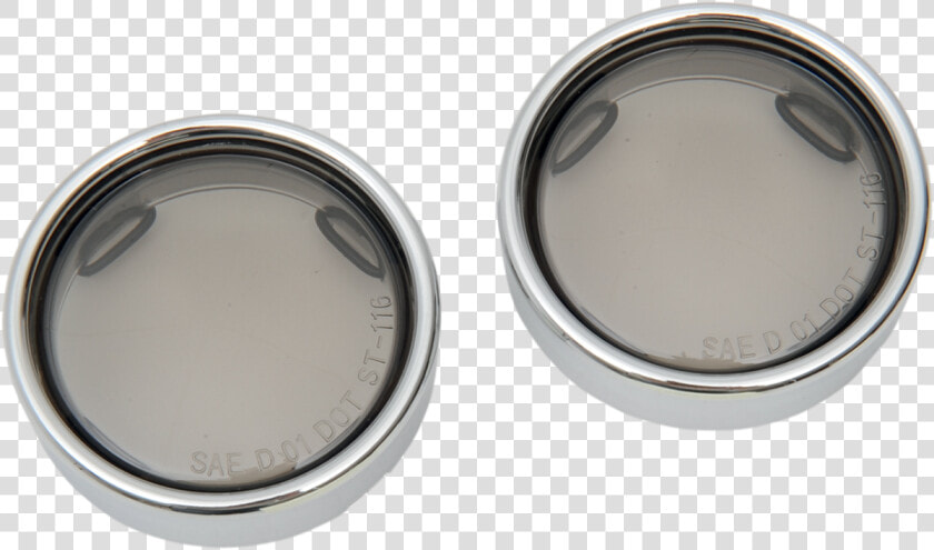 Drag Specialties Pair Chrome Bullet Smoked Trim Ring   Circle  HD Png DownloadTransparent PNG