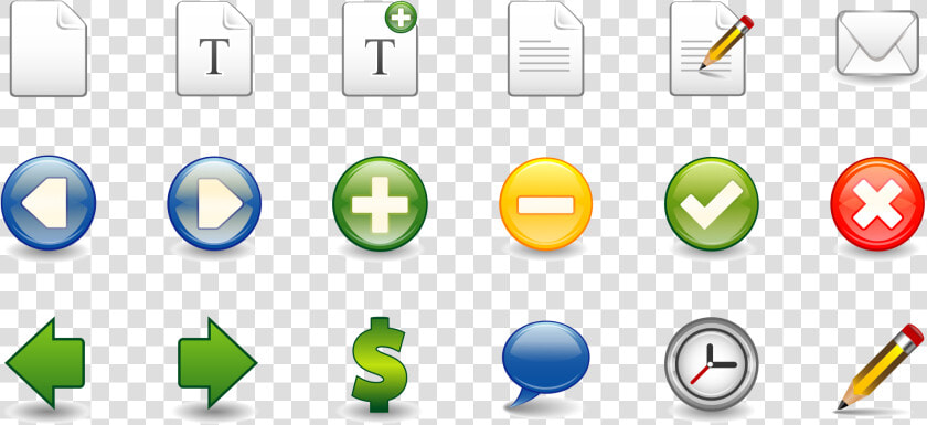 Icon Set 1 Clip Arts   Edit Save Delete Icon  HD Png DownloadTransparent PNG