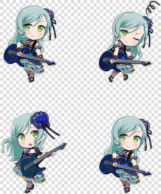 Teardrops And Rainfall Chibi   氷川 紗 夜 双子 の 苦悩  HD Png DownloadTransparent PNG
