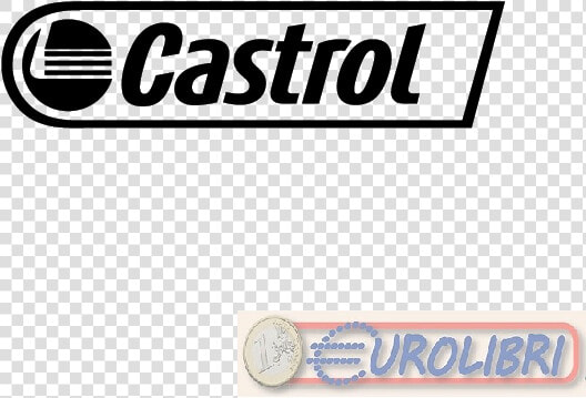 Castrol   Adesivo Prespaziato   Colore Nero   10cm  HD Png DownloadTransparent PNG
