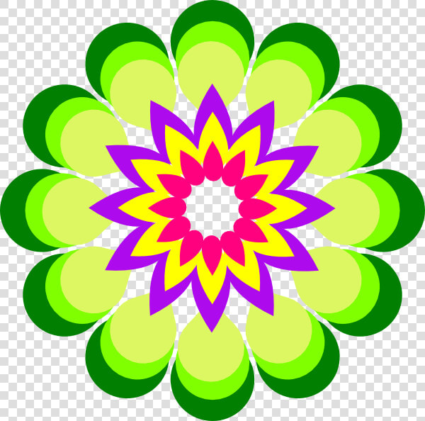 Awesome Idea Color Clipart Coloring Daniel Tiger S   Multi Color Flower Clipart  HD Png DownloadTransparent PNG