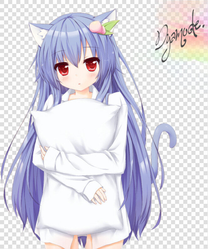 Наклейка Неко Png   Anime Kawaii Neko Chan  Transparent PngTransparent PNG