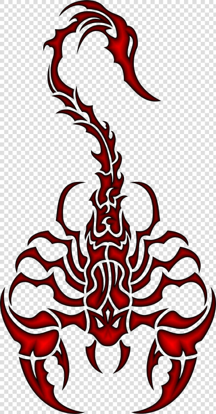 Transparent Tribal Design Png   Scorpio Symbol  Png DownloadTransparent PNG