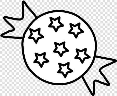 Hard Candy  Star Wrapper  Black And White   Candy Black And White Cartoon  HD Png DownloadTransparent PNG