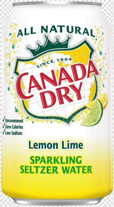 Canada Dry Sparkling Lemon Lime   Alcoholic Beverage  HD Png DownloadTransparent PNG