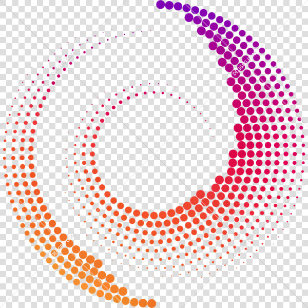 Halftone Dotted Circle Colorful Background Halftoned   Halftone Circle Vector Free  HD Png DownloadTransparent PNG