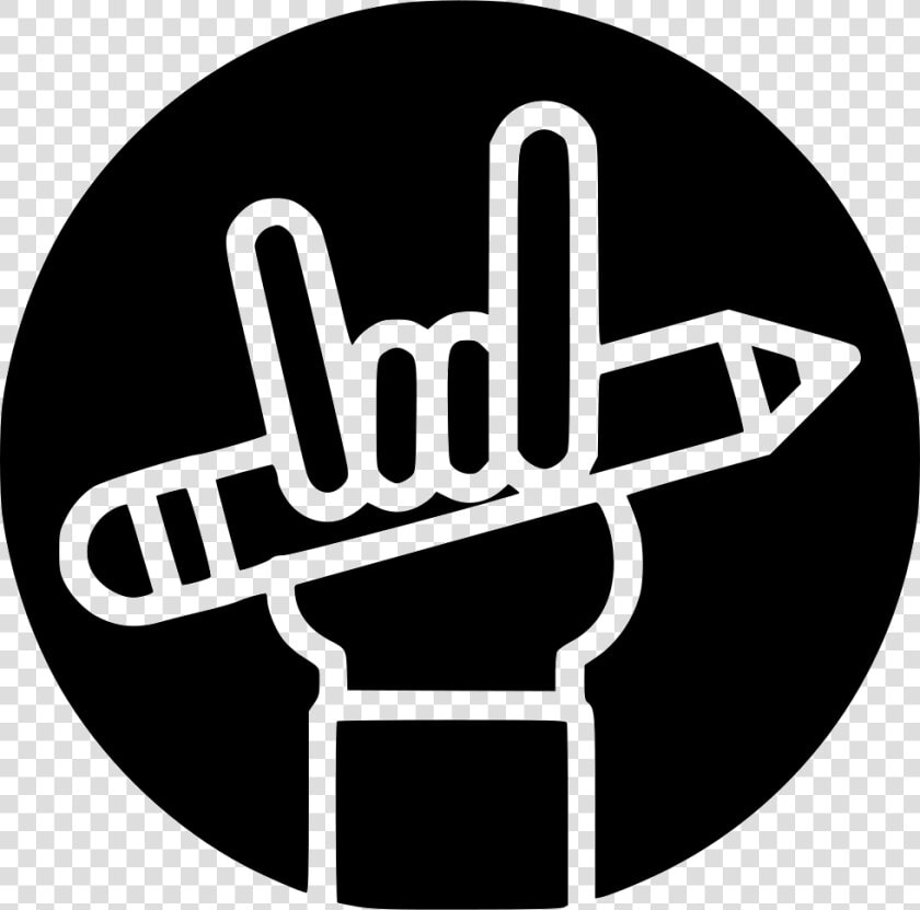 Pencil Edit Hand Manage Setting Business Work   Emblem  HD Png DownloadTransparent PNG