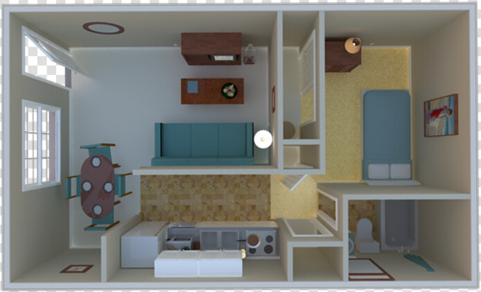 3d Furnished   Interior Design  HD Png DownloadTransparent PNG