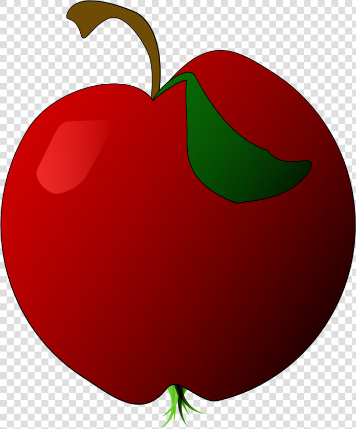 A Red Apple Clip Arts   Apple  HD Png DownloadTransparent PNG