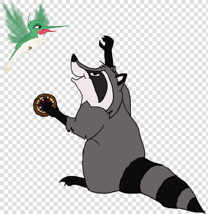Clip Art Raccoon In Pocahontas   Meeko And Flit Png  Transparent PngTransparent PNG