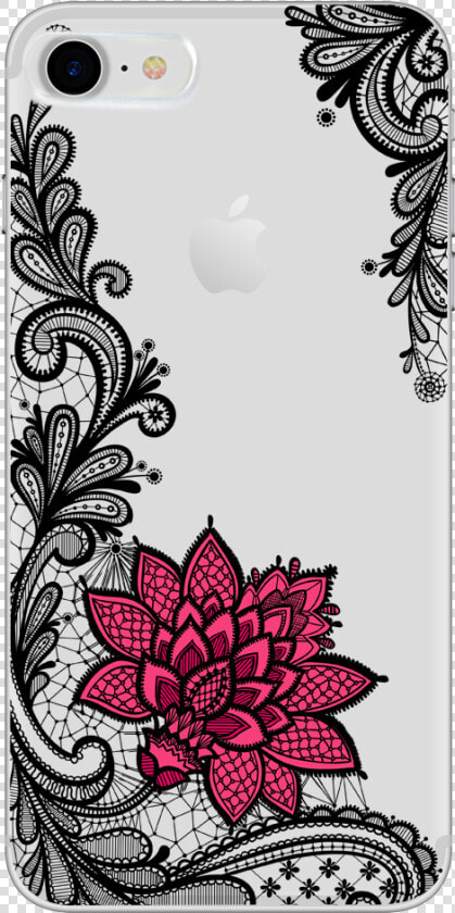 Floral Sexy Lace For Iphone 8 Plus Iphone Xs Max Xr   Mobile Phone  HD Png DownloadTransparent PNG